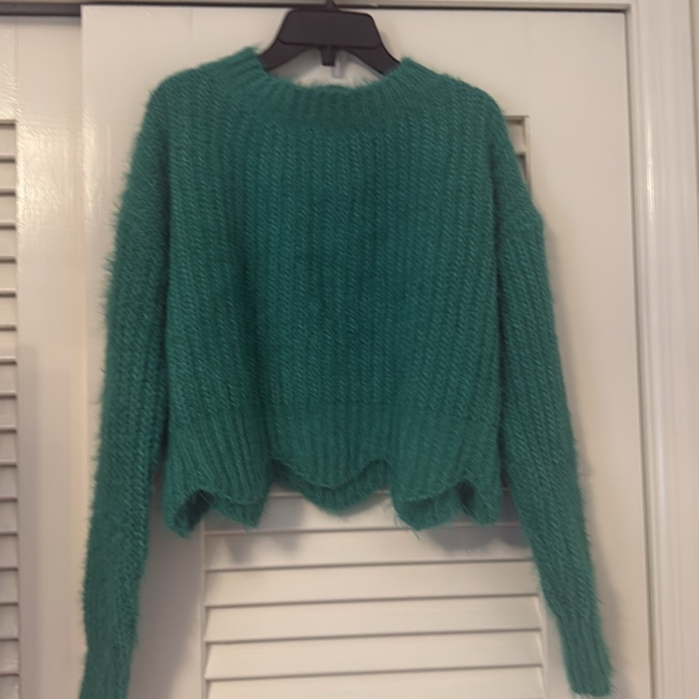 &mercy sweater, green, small